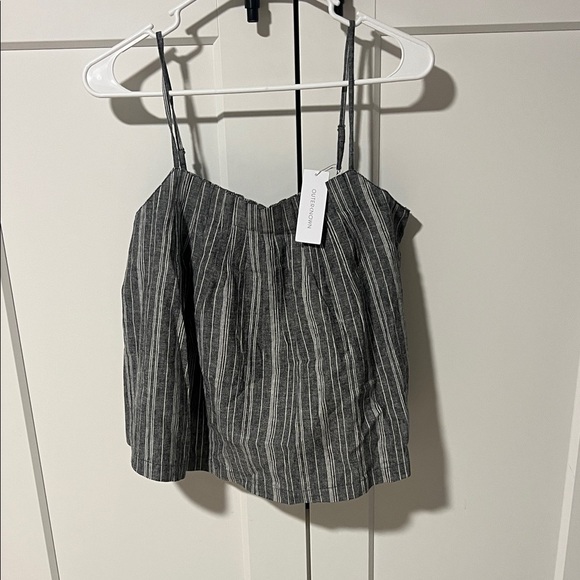 Outerknown Black and White Striped Camisole - Picture 1 of 2
